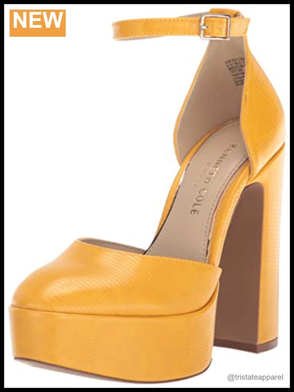 Wedge Sandal Ankle Strap Buckle Round Toe Block Heel Slip On